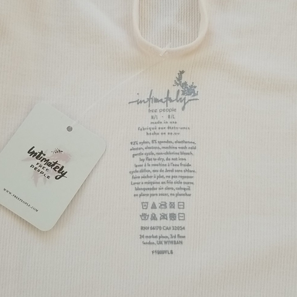 Free People Ribbed Long Sleeve Bodysuit M/L - Picture 8 of 8